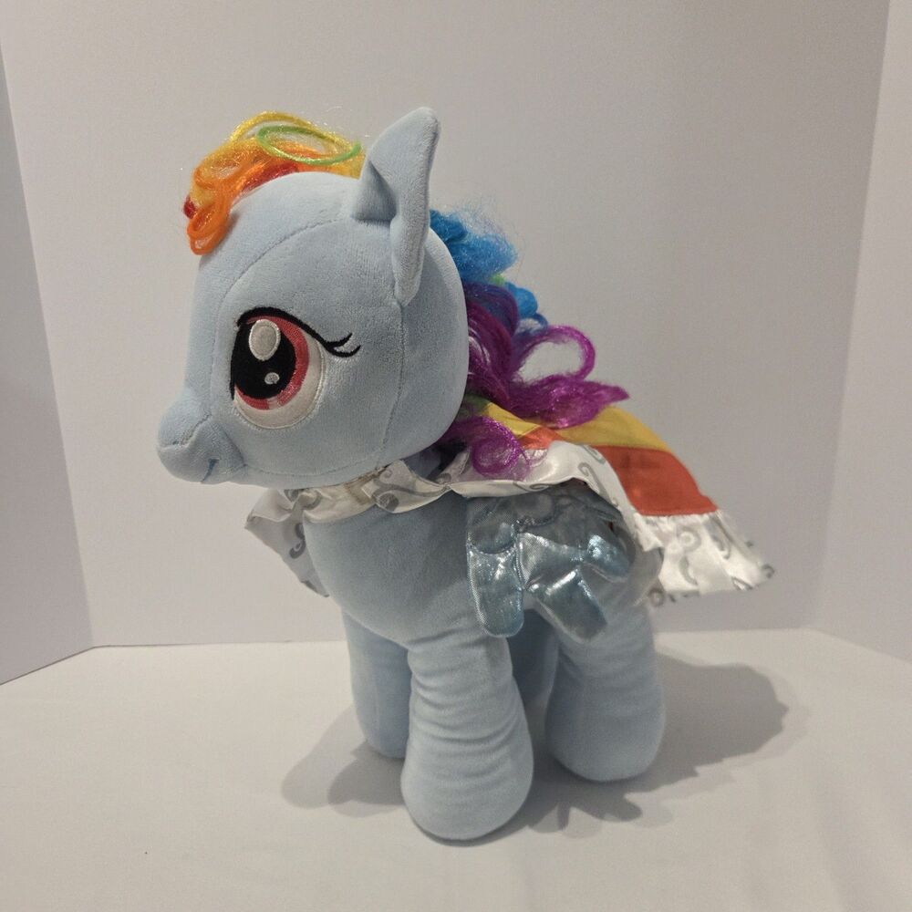 Build-A-Bear Rainbow Dash Plush Kids 15" My Little Pony Gala Cape
